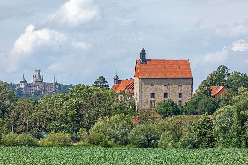 Marienburg Castle, Poppenburg Castle, Burgstemmen, Lower Saxony, Germany, Europe