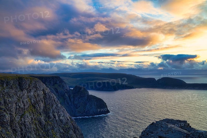 View of the Barents Sea, Nordkapp, Norway, Europe