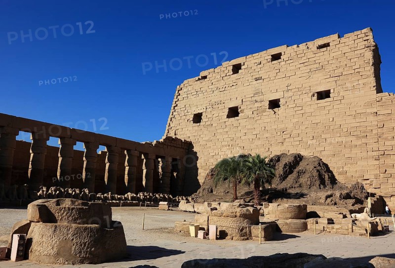 Luxor, Karnak Temple, part of the Amun Re Temple in Karnak, Africa, Upper Egypt, UNESCO World Heritage Site