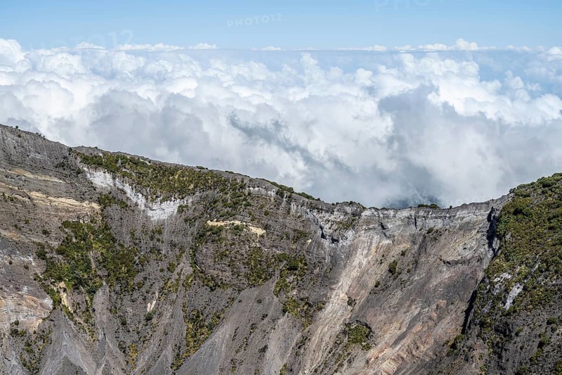 Irazu Volcano, Irazu Volcano National Park, Parque Nacional Volcan Irazu, Cartago Province, Costa Rica, Central America