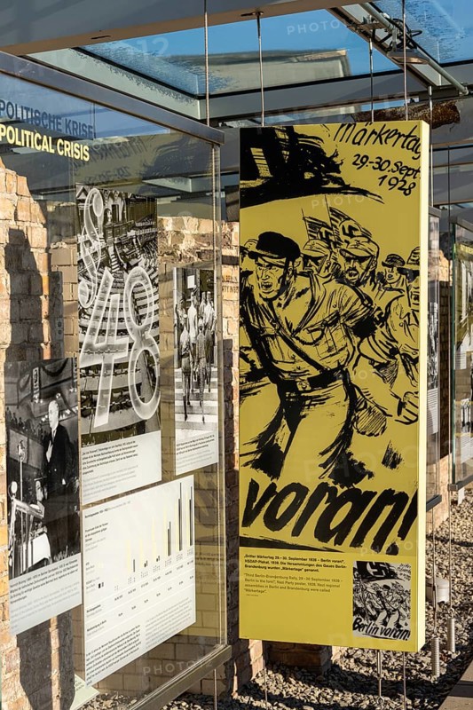 Permanent open-air historical exhibition, Topograhie des Terrors, Niederkirchnerstraße, Berlin, Germany, Europe