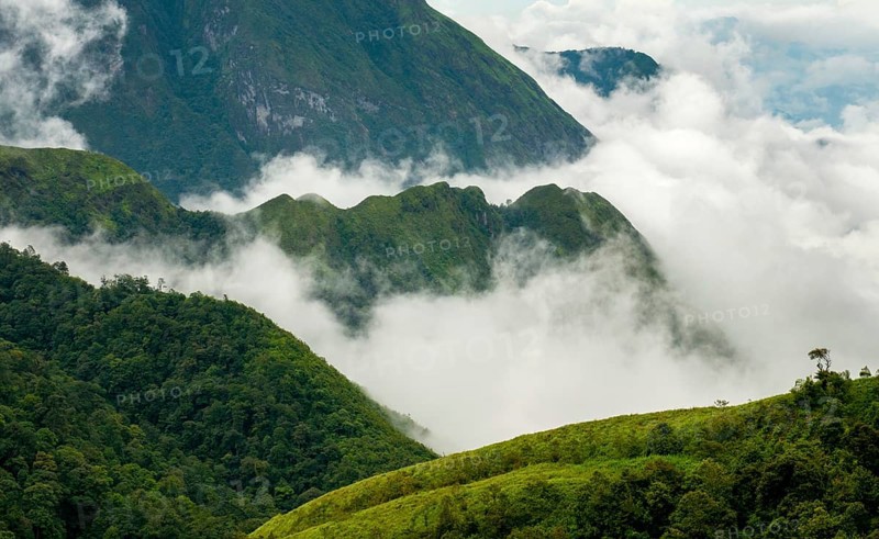 Famous and picturesque Heavens gate mountain landscape at Sapa area in Vietnam Asia, Asia