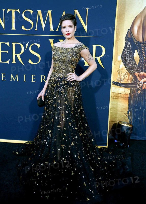 Halsey at the Los Angeles premiere of 'The Huntsman: Winter's War' held at the Regency Village Theatre in Westwood, USA on April 11, 2016