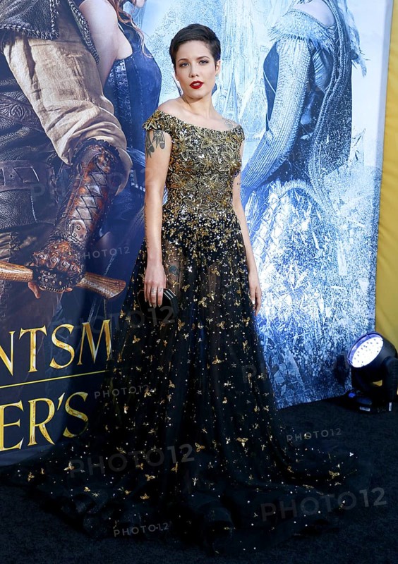 Halsey at the Los Angeles premiere of 'The Huntsman: Winter's War' held at the Regency Village Theatre in Westwood, USA on April 11, 2016
