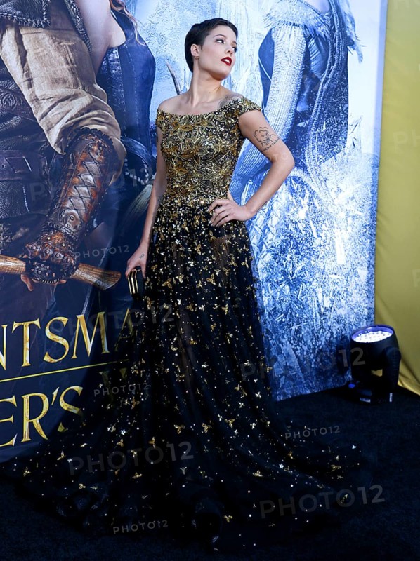 Halsey at the Los Angeles premiere of 'The Huntsman: Winter's War' held at the Regency Village Theatre in Westwood, USA on April 11, 2016