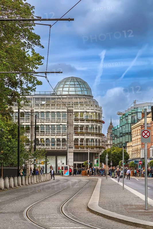 Street in Dublin city center, Ireland, Europe