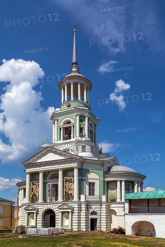 Church of the Savior Not Made by Hands in Boris and Gleb Monastery in Torzhok, Russia, Europe