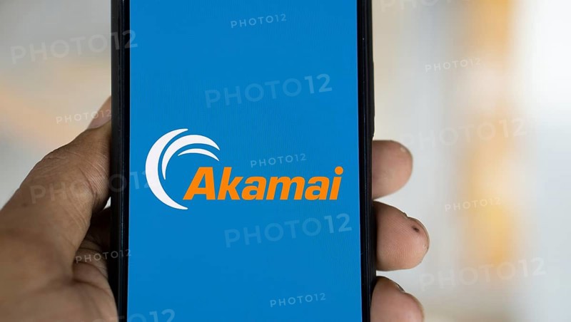 Dhaka, Bangladesh- 09 Nov 2024: Akamai logo is displayed on smartphone