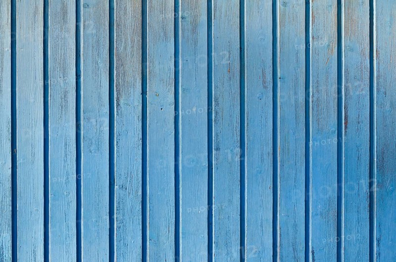 Background blue painted wood