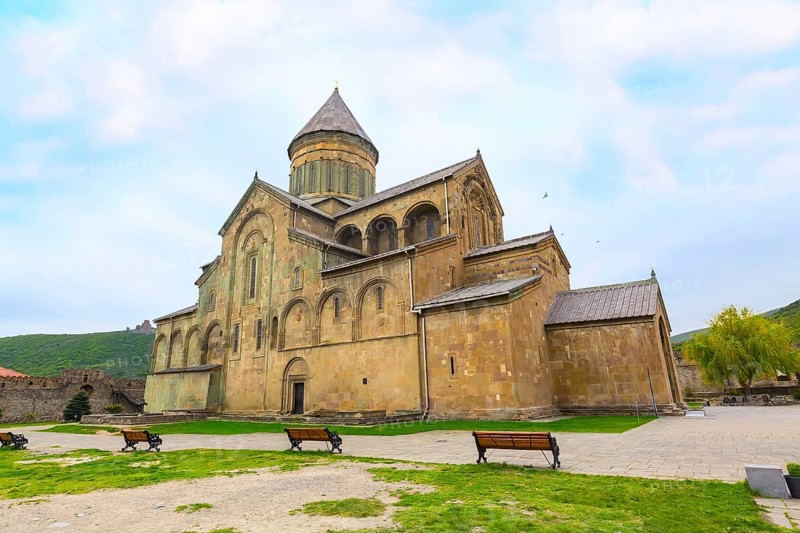 Svetitskhoveli Cathedral is Georgian Orthodox cathedral located in the historical town of Mtskheta, Georgia, Asia
