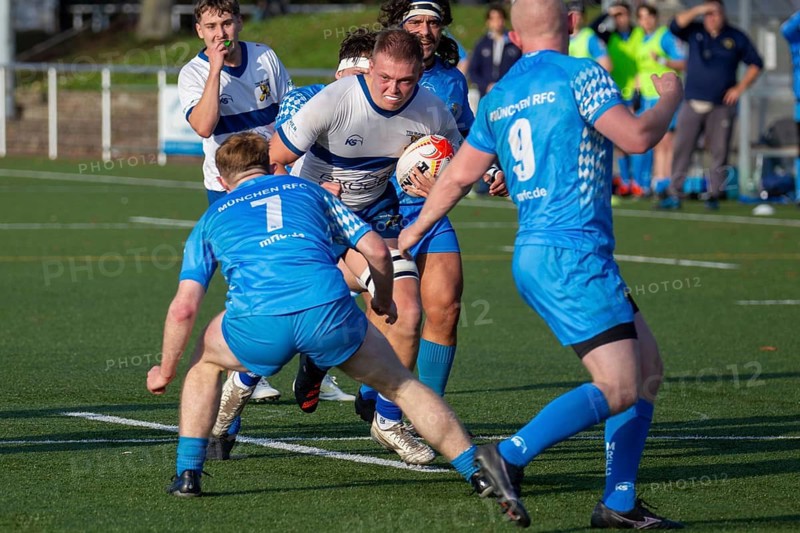 09.11.2024, Rugby 1st Bundesliga South/West, Season 2024/25, Matchday 7: TSV Handschuhsheim vs Munich RFC