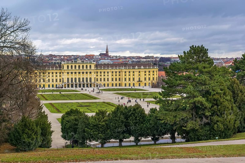 Schonbrunn Palace is a former imperial Rococo summer residence in Vienna, Austria, Europe