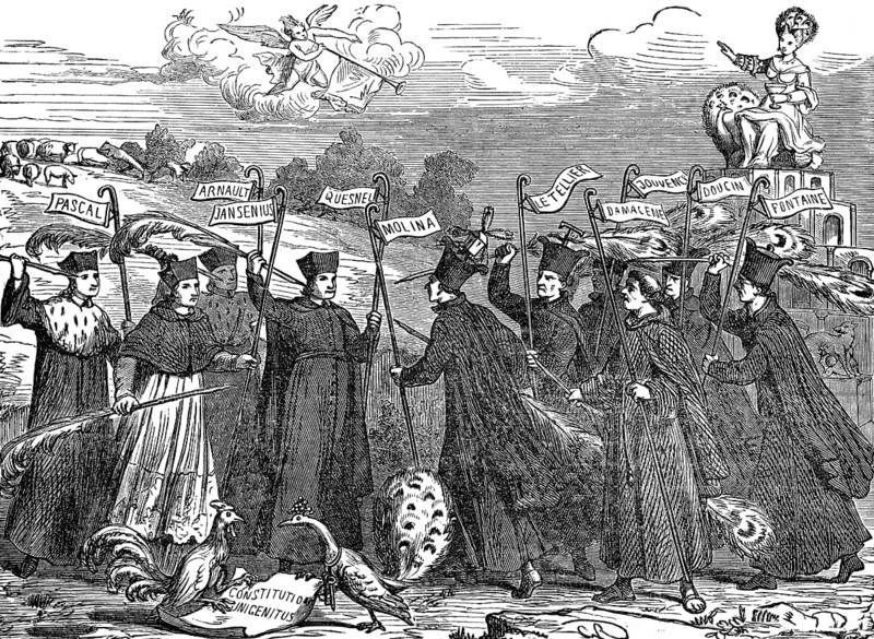 A satiric pamphlet about Molinism and Jansenism in the 17th Century