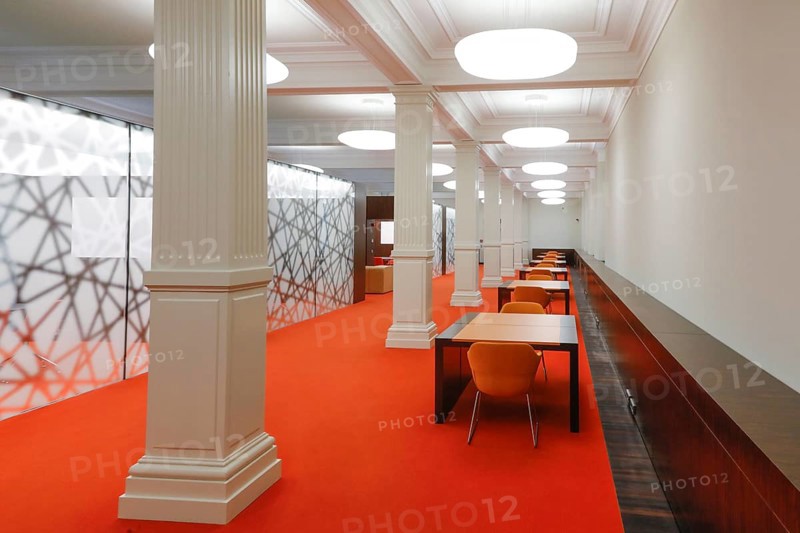 New reading room in the Berlin State Library in the Unter den Linden building The basic refurbishment by the Federal Office for Building and Regional Planning has now been completed, 01.11.2019