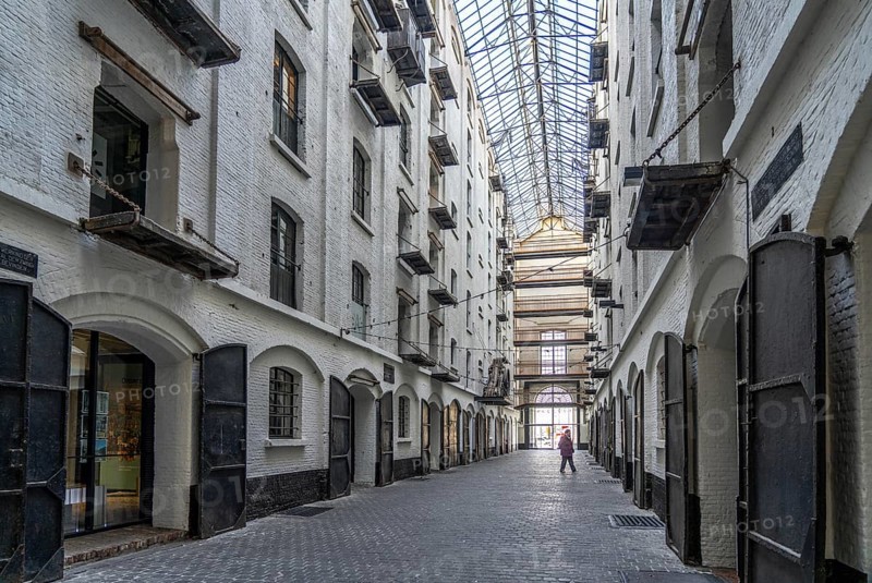 St Felix's Warehouse, from 1860, formerly a warehouse for bulk goods, now home to the Felix Archives, Antwerp City History Archive, Flanders, Belgium, Europe