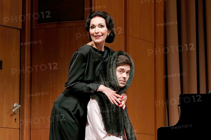 Katja Weitzenböck as Maria Callas at the photo rehearsal for Meisterklasse at the Komödie am Kurfürstendamm, Berlin, 11/09/2024