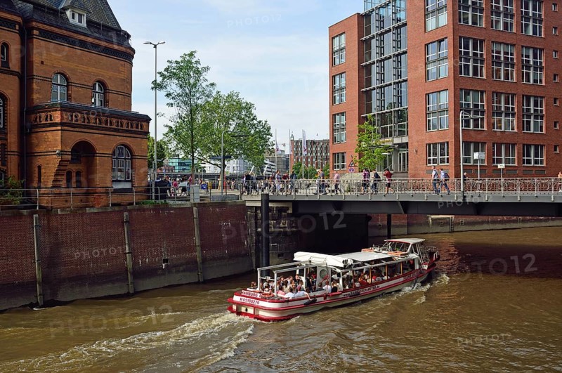 Germany, Hamburg, HafenCity, Kehrwiederspitze, harbour police station 2, Europe