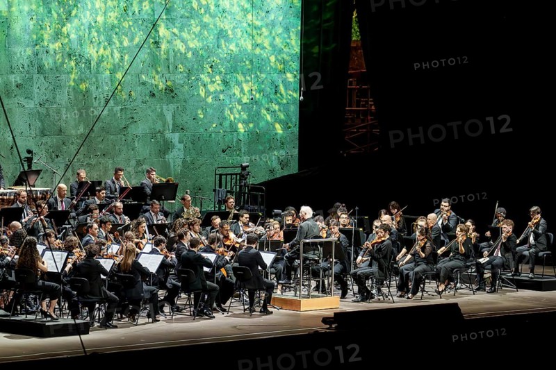 West-Eastern Divan Orchestra with conductor Daniel Barenboim live at the Berlin Waldbühne on 09.08.2024