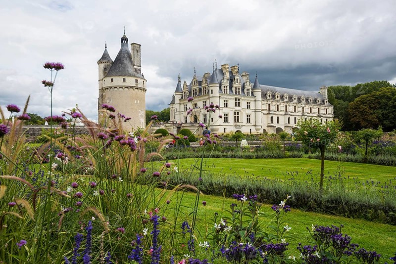 Chenonceau Castle, Château de Chenonceau, Department Indre-et-Loire, Centre-Val de Loire region, France, Europe