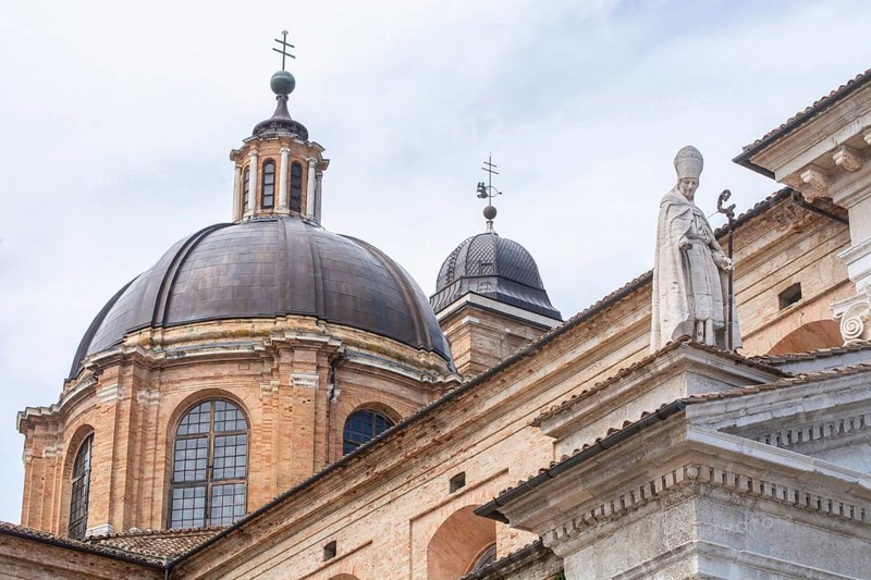 Urbino Cathedral is a Roman Catholic cathedral in the city of Urbino, dedicated to the Assumption of the Blessed Virgin Mary, Urbino, Marche, Italy, Europe