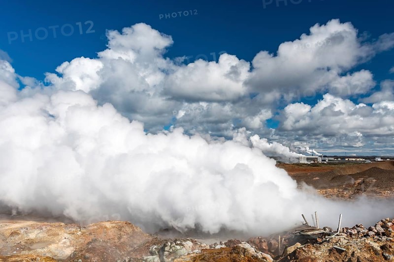 Gunnuhver high temperature area, near Grindavík, Reykjanes Peninsula, Iceland, Europe