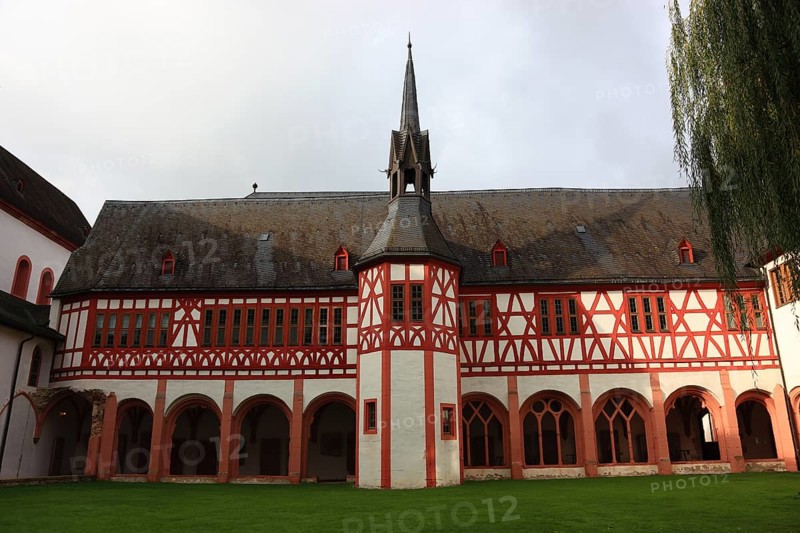 Eberbach Monastery, Erbach Monastery, former Cistercian abbey near Eltville am Rhein, Hesse, Germany, Europe