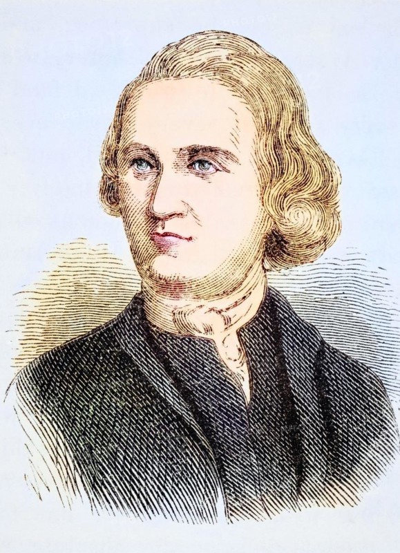 Samuel Adams 1722, 1803, American statesman and founding father. From The National and Domestic History of England by William Aubrey published London circa 1890, Historical, digitally restored reproduction from a 19th century original, Record date not stated