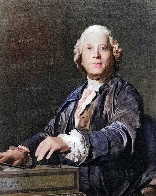 Christoph Willibald Gluck (1714-1787), Bohemian German composer, Historic, digitally restored reproduction from a 19th century original, Record date not stated