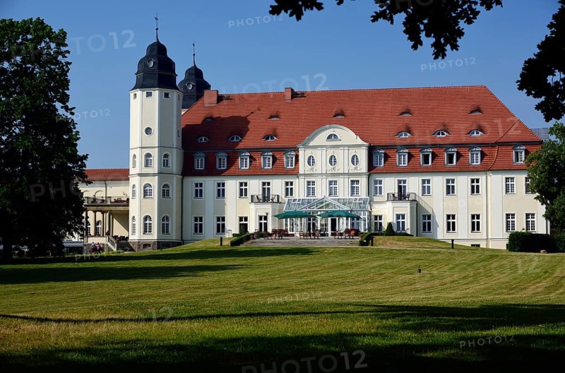 Europe, Germany, Mecklenburg-Western Pomerania, Göhren-Lebbin, Schloss Fleesensee, also Schloss Blücher, Schlosshotel, Göhren-Lebbin, Mecklenburg-Western Pomerania, Germany, Europe