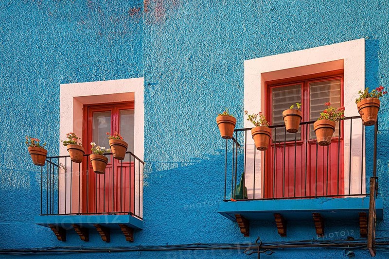 Guanajuato, Mexico, Scenic cobbled streets and traditional colorful colonial architecture in Guanajuato historic city center, Central America