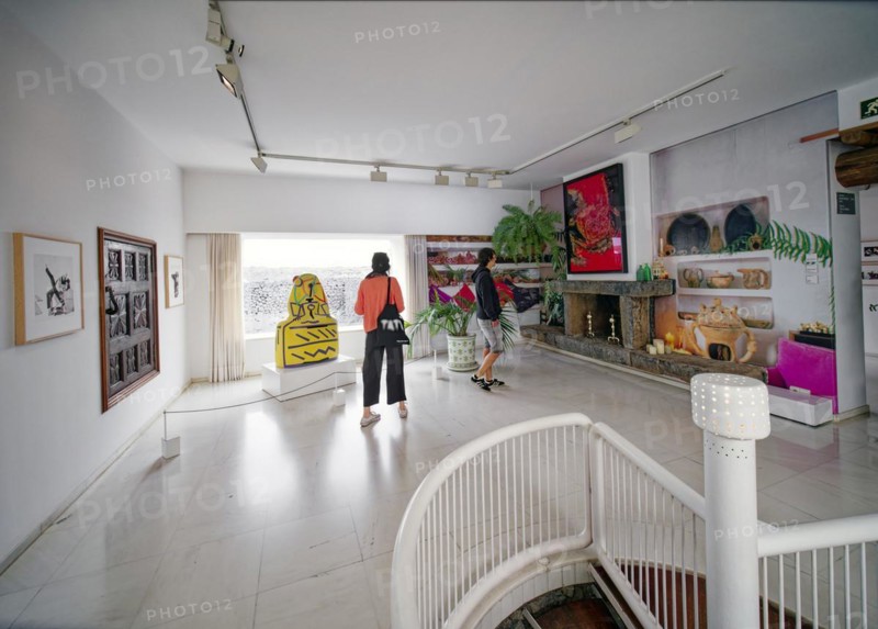 Fundación César Manrique, César Manrique Foundation, interior view, Tahíche, Lanzarote, Canary Islands, Canary Islands, Spain, Europe