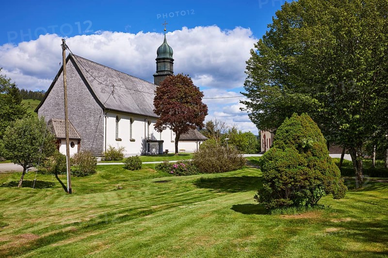 Church of St. Johann in the Innerlehen district, Bernau im Black Forest, Black Forest, Waldshut district, Baden-Württemberg, Germany, Europe