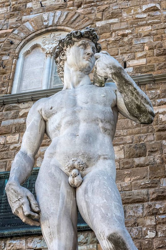 David by Michelangelo, sculpture, art, Renaissance, tourist attraction, monument, sculpture, representation, culture, famous, Piazza della Signoria, Florence, Tuscany, Italy, Europe