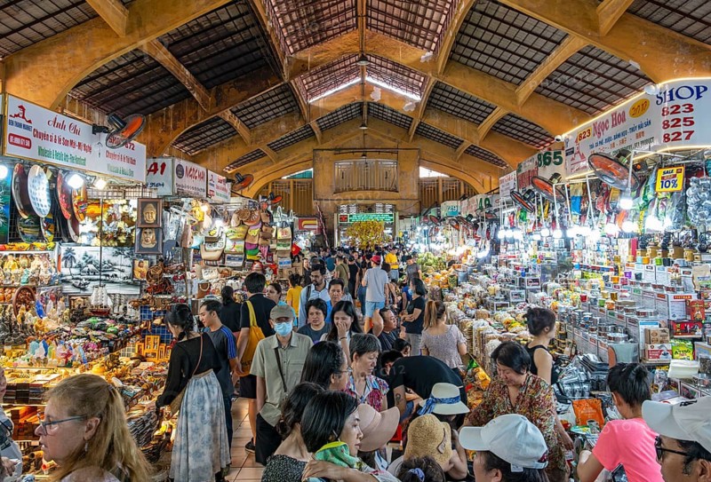Ben Thanh Market, Saigon, Ho Chi Minh City, Vietnam, Asia