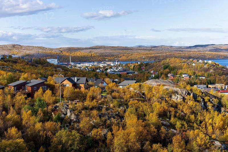 View of Kirkenes, September 2024, Finnmark, Norway, Europe