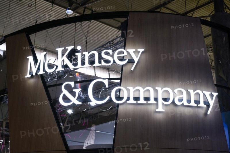 McKinsey & Company, Exhibition stand, MWC Mobile World Congress 2024, Barcelona, Spain, Europe