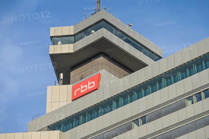 RBB, high-rise building, broadcasting centre, Rundfunk Berlin Brandenburg, Masurenallee, Charlottenburg, Berlin, Germany, Europe