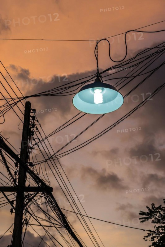Cable, wiring, electricity, power supply, order, chaos, chaotic, electricity, electric, confusion, confusion, danger, dangerous, infrastructure, connection, chaotic, structure, thunderstorm, sky, dramatic, thunderstorm atmosphere, weather, technology, progress, supply, high voltage, dilapidated, light, lamp, power cable, lighting, Thailand, Asia