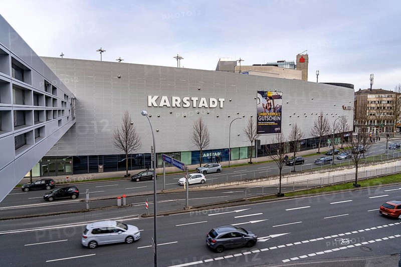 Galeria Kaufhof department stores' in Essen city centre, in the Limbecker Platz shopping centre, is affected by the department stores' group's closure plans and is due to close at the end of January 2024, North Rhine-Westphalia, Germany, Europe