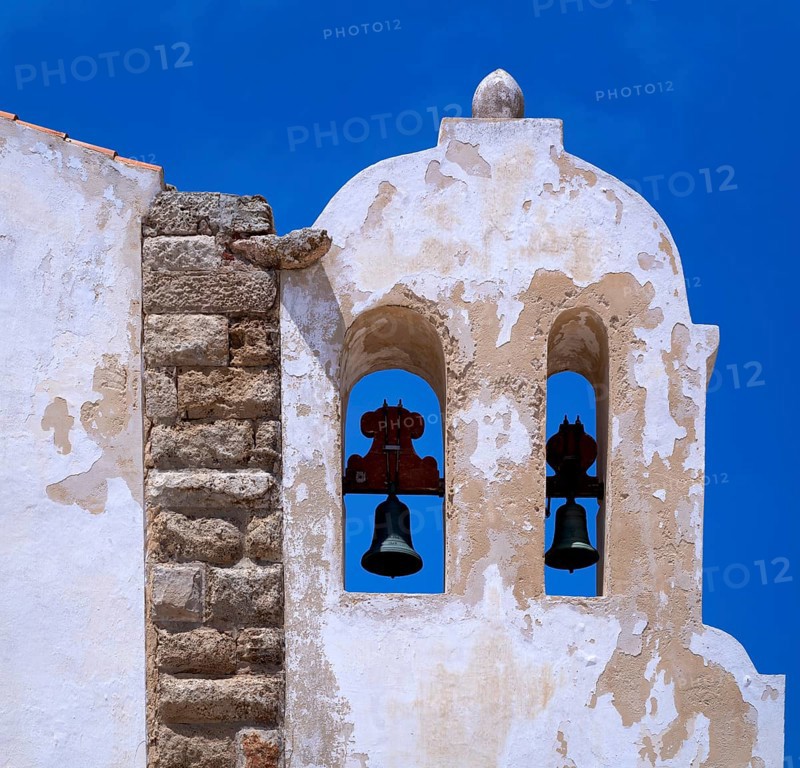 Church tower, bell tower, church, chapel, Igreja de Nossa Senhora da Graça, sea fortress, Fortaleza de Sagres, Sagres, Algarve, Portugal, Europe
