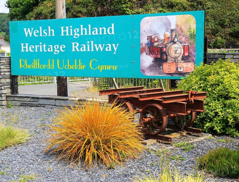 Welsh Highland Heritage Railway, Porthmadog, Gwynedd, north west Wales, UK