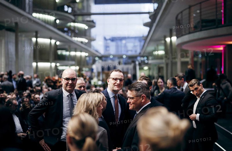 Jens Spahn, CDU, recorded at the event, Wir hören zu | Gipfel der CDU/CSU-Fraktion I Wirtschaftswende für Deutschland in the German Bundestag in Berlin, 1 February 2024