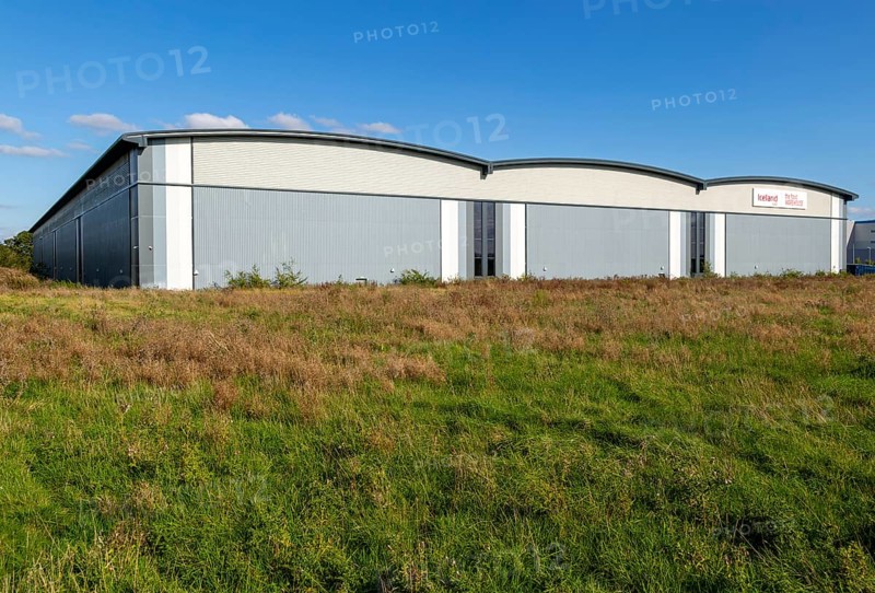 Iceland frozen food warehouse and distribution centre building, Symmetry Park, Swindon, Wiltshire, England, UK