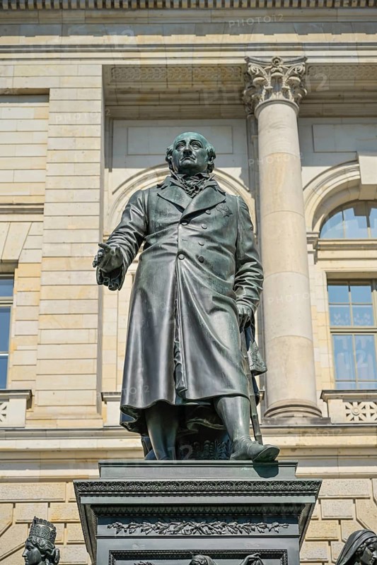 Baron vom Stein Monument, Berlin House of Representatives, Niederkirchnerstraße, Mitte, Berlin, Germany, Europe