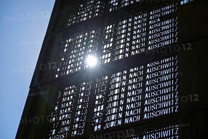 Levetzowstraße memorial, Memorial to the collection camp for deported Berlin Jews, Levetzowstraße, Moabit, Berlin, Germany, Europe