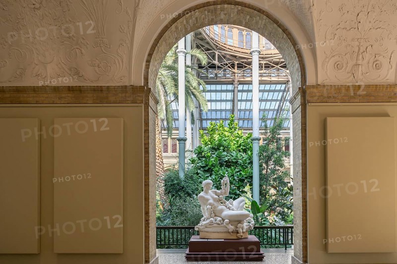 The Water Mother, marble sculpture by Kai Nielsen, Palm Garden, Ny Carlsberg Glyptotek or New Carlsberg Glyptothek, Art Museum for Sculpture and Painting, architects Vilhelm Dahlerup and Hack Kampmann, Copenhagen, Denmark, Europe
