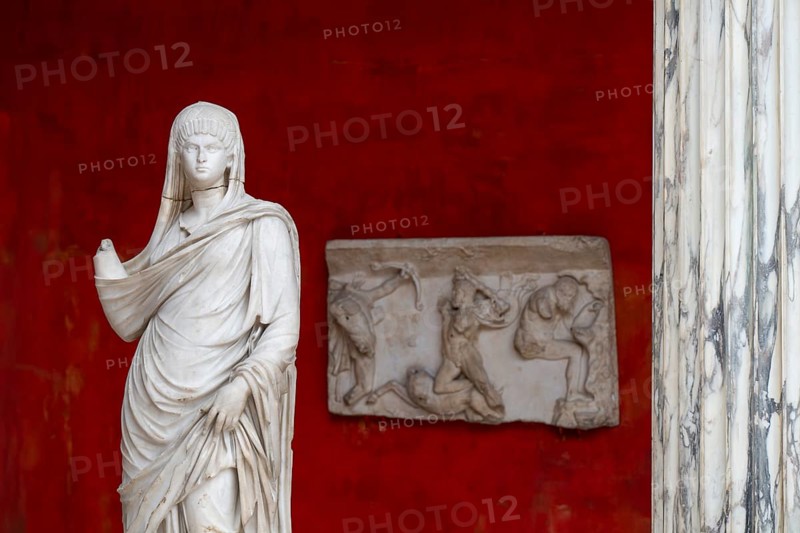 Collection of ancient sculptures, Ny Carlsberg Glyptotek or New Carlsberg Glyptothek, Art Museum of Sculpture and Painting, Copenhagen, Denmark, Europe