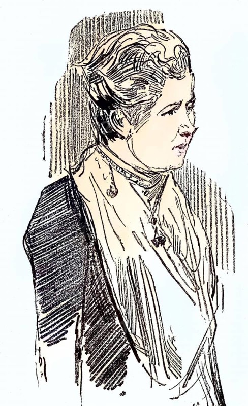 Annie Besant (née Wood - 1847-1933) . British socialist and theosophist. Wood engraving 1890, Historic, digitally restored reproduction from a 19th century original, Record date not stated