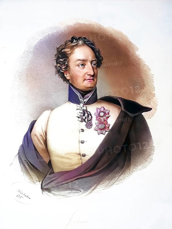 Hieronymus von Colloredo-Man (n) sfeld (born 30 March 1775 in Wetzlar, died 23 July 1822 in Vienna) was an Austrian general in the Napoleonic Wars, Historical, digitally restored reproduction from a 19th century original, Record date not stated