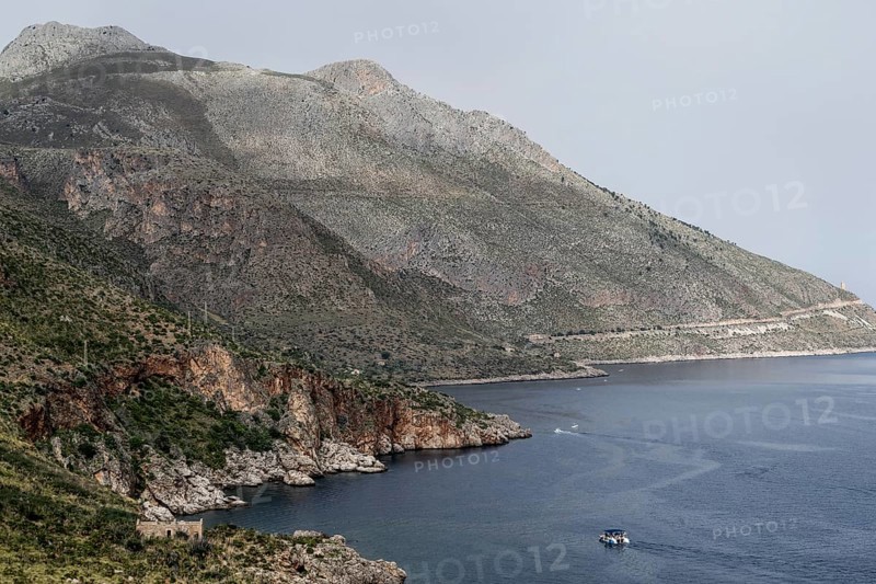 Landscape in the Zingaro National Park, Sicily, Italy, Europe